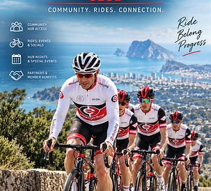 Elitecycling club membership and the benefits flyer
