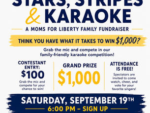 Karaoke Contest Slated for September 19th in Palo Cedro - Benefiting Moms for Liberty Group in Shasta County