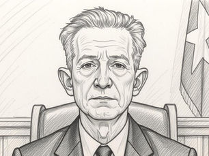 An AI drawing of Clarence Earl Gideon