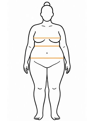 Silueta Mujer Curvy