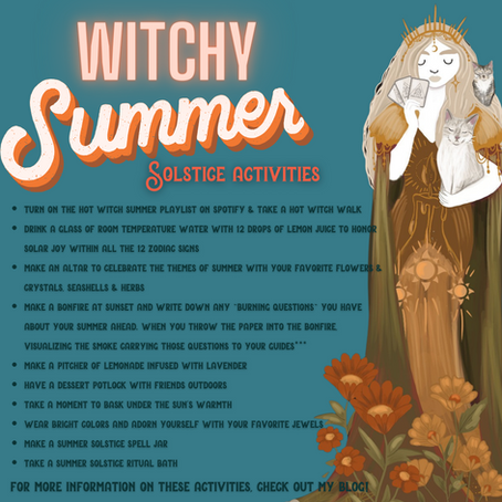 Witchy Summer Solstice Activities