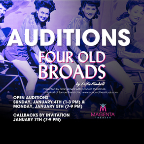 AUDITIONS: 4 OLD BROADS
