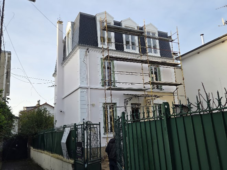 Extension et surélévation de maison à Bois-Colombes (92) 