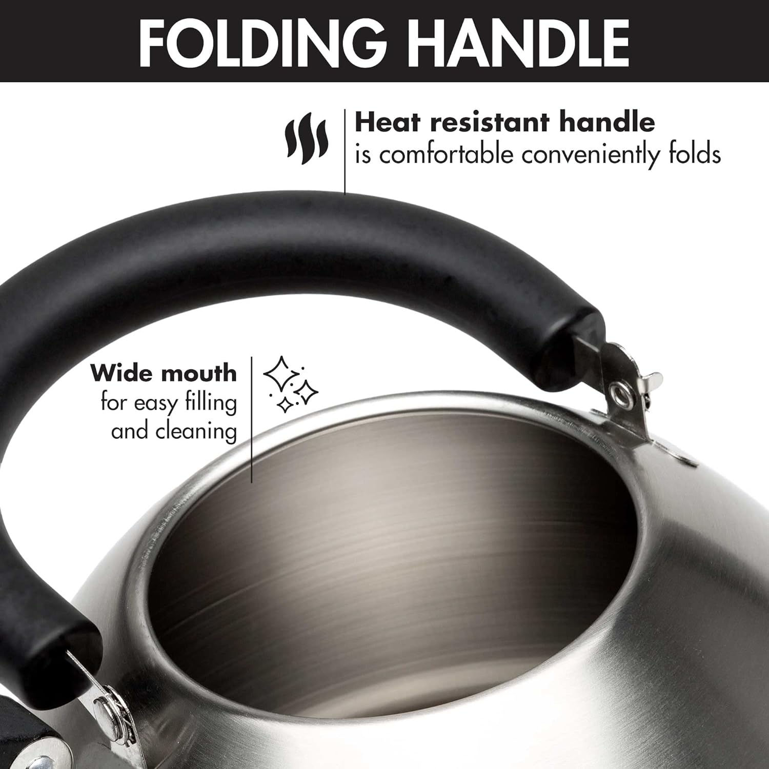 1.5-quart stainless steel tea and coffee kettle