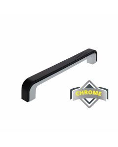Chrome & Black ABS Handle, 261mm