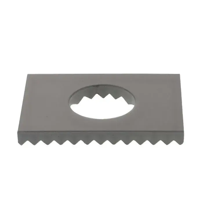 A121 Locking Plate — Surfmist White