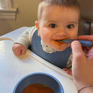 meal prep service-eating baby