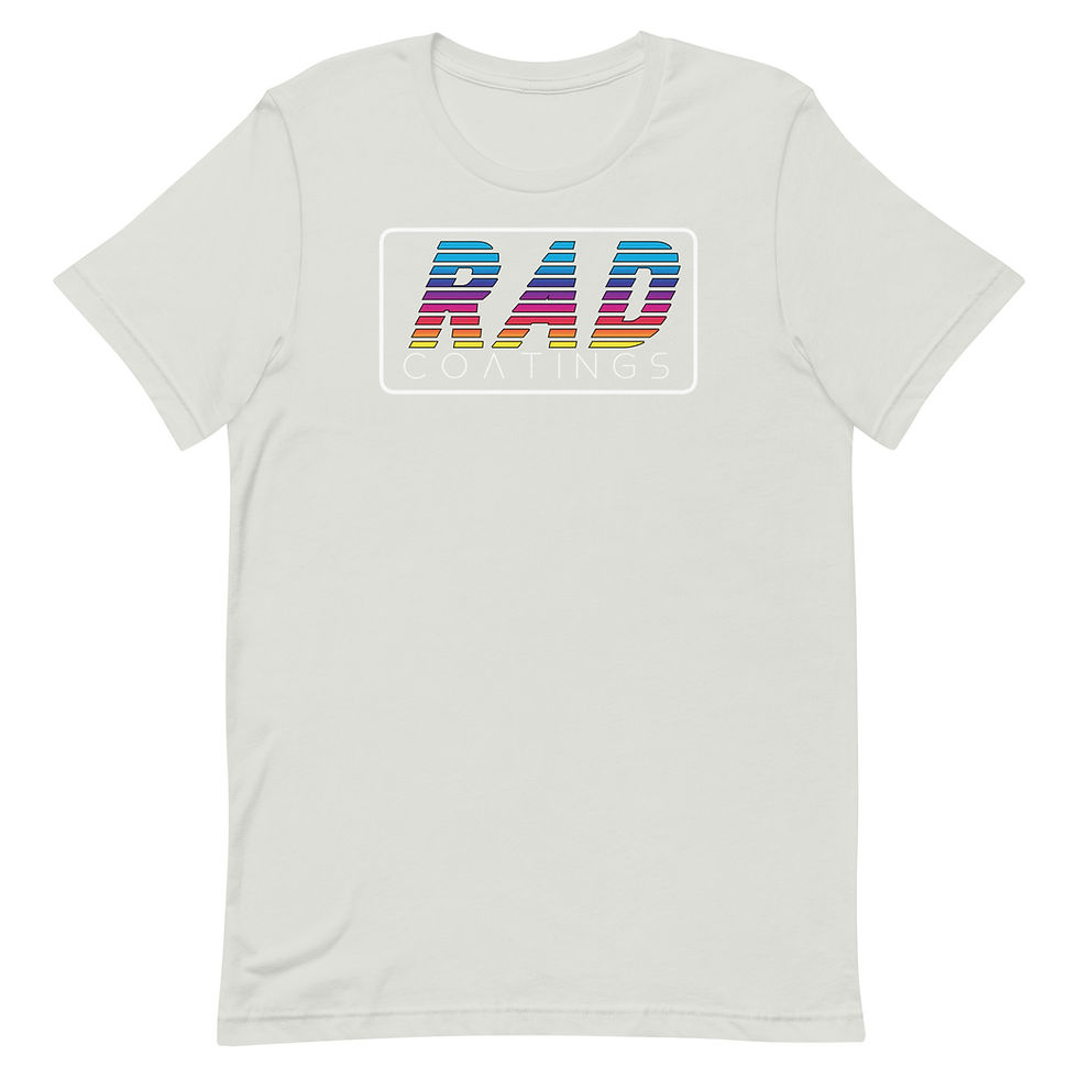 Thumbnail: RAD Coatings 100% Cotton Retro Tee (Without Black Background)