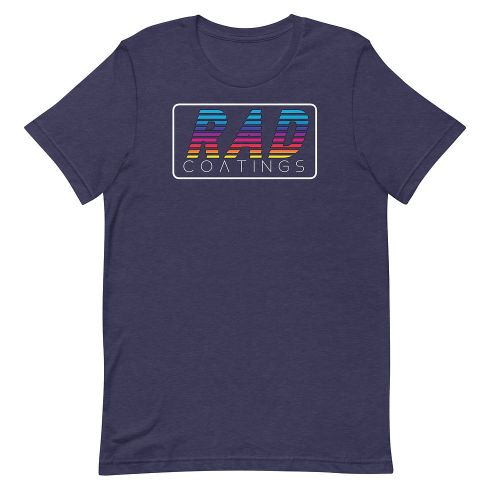 Thumbnail: RAD Coatings 100% Cotton Retro Tee (Without Black Background)