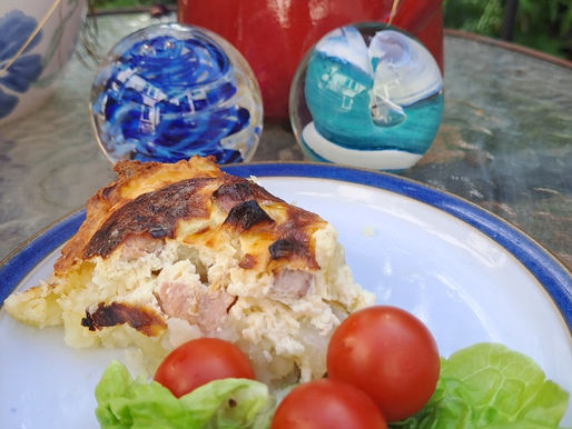 Gluten Free Crusted Potato Quiche