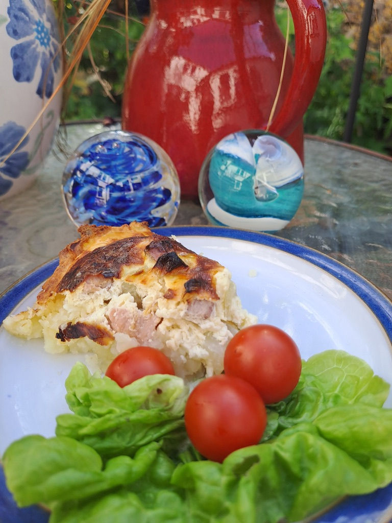 Gluten Free Crusted Potato Quiche