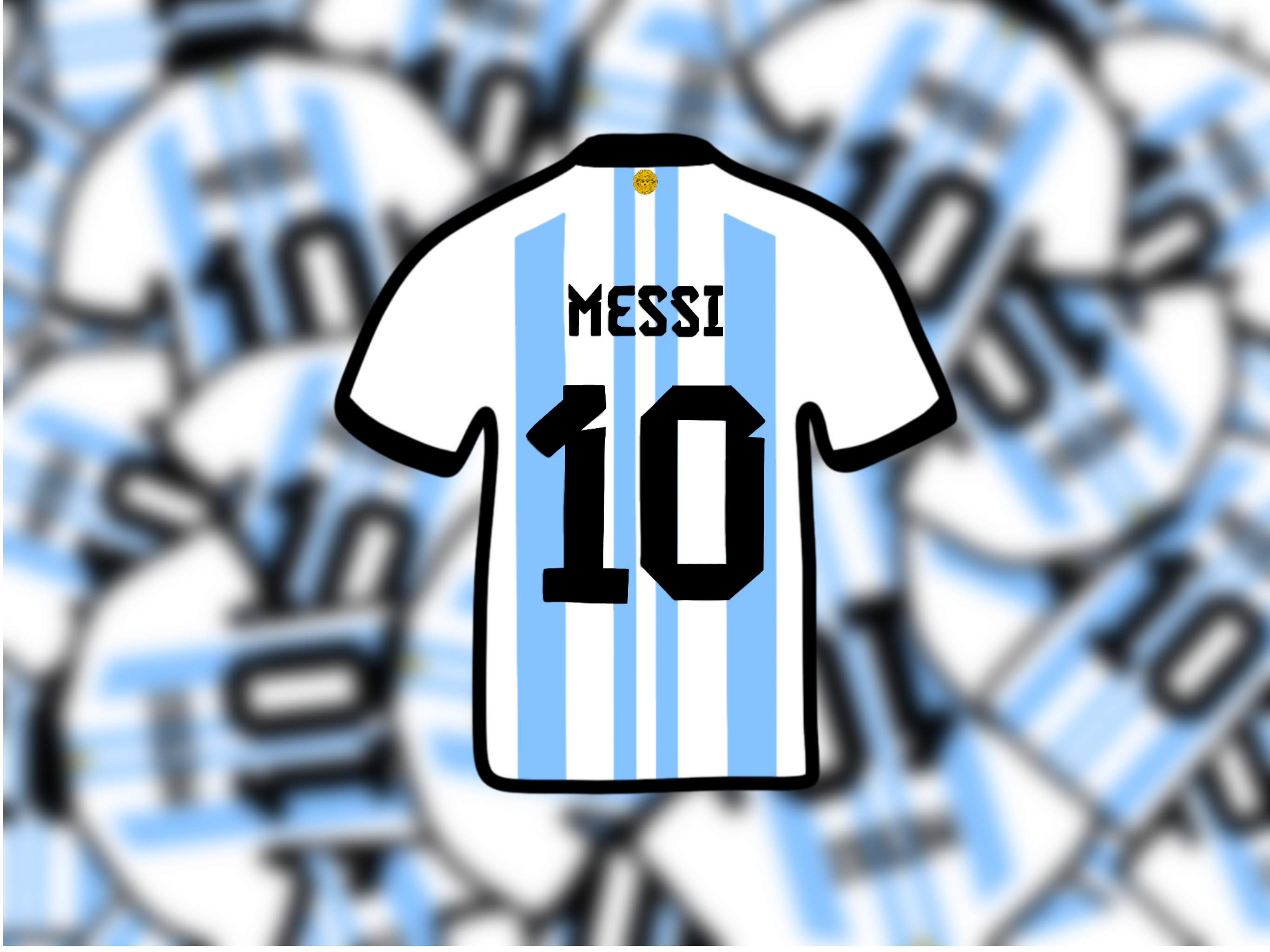 Messi Jersey (Argentina)