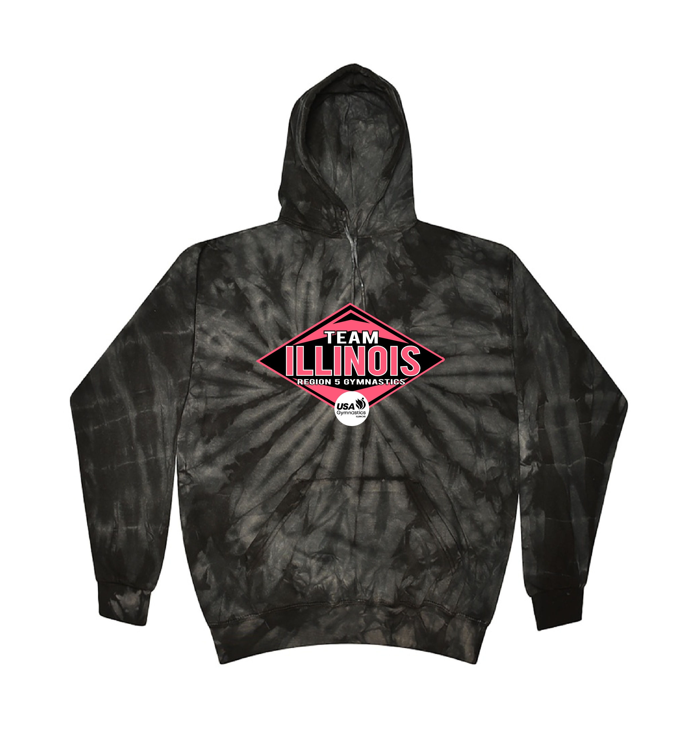 Tie-Dye Hooded Sweatshirt