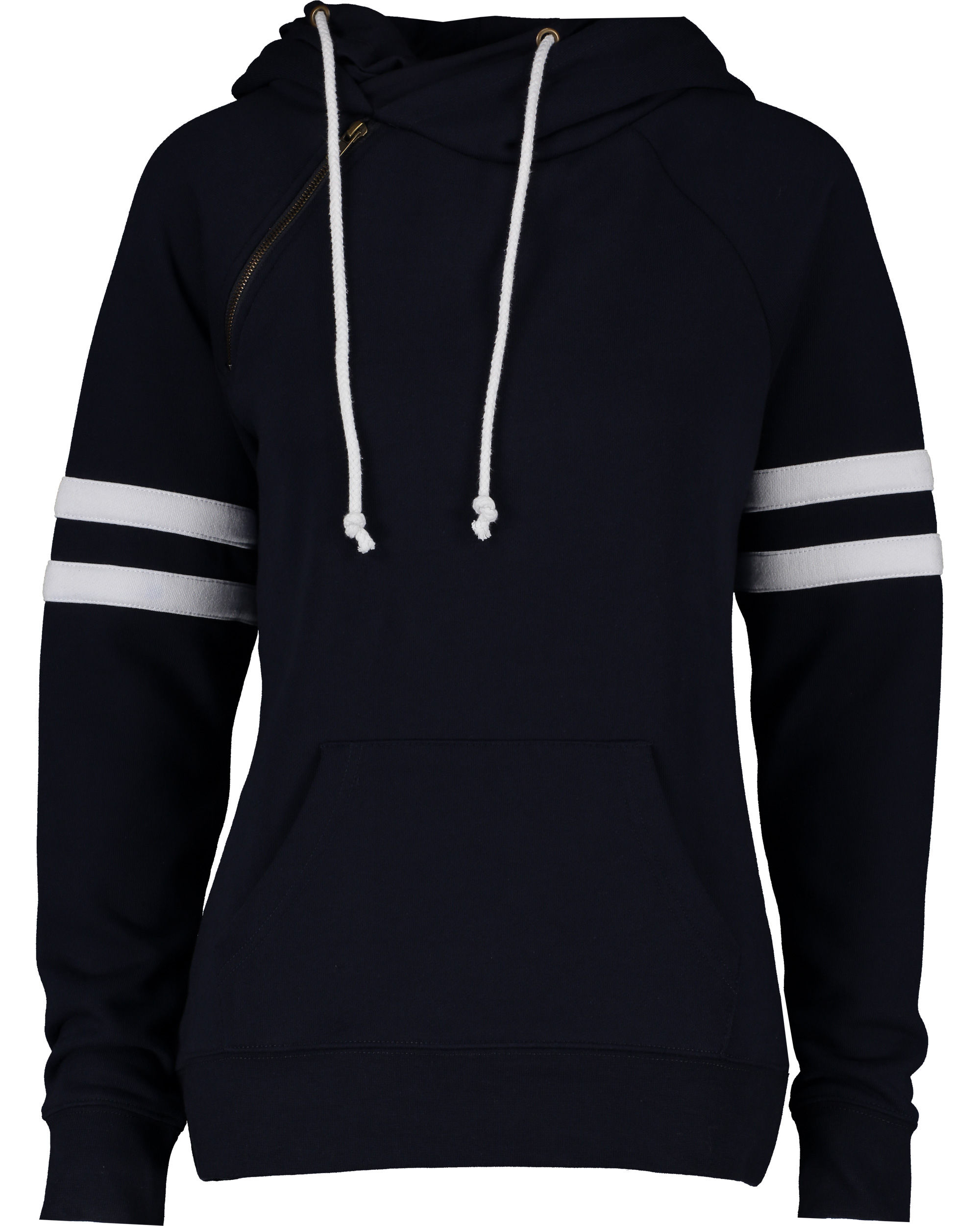 Ladies Varsity Double Hood Pullover