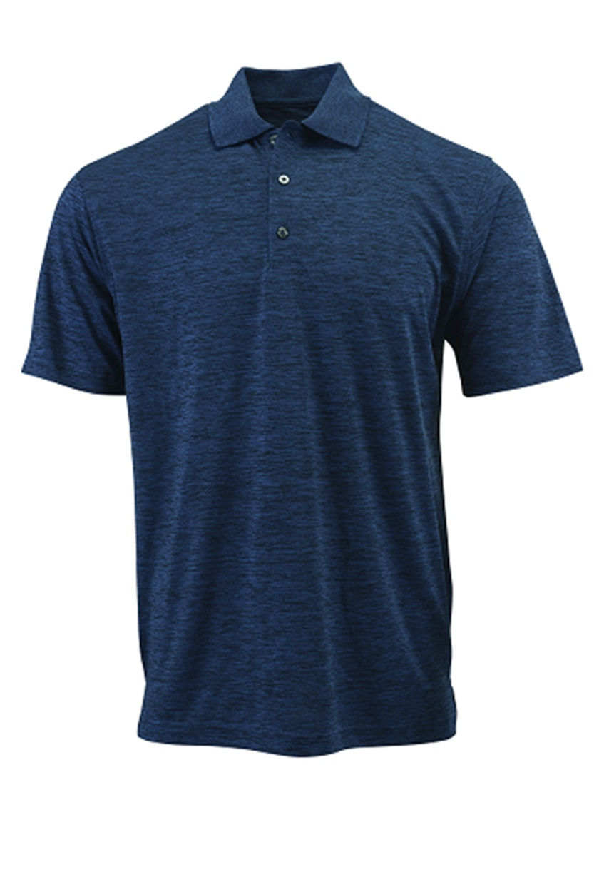 Thumbnail: Dakota Striated Heather Polo