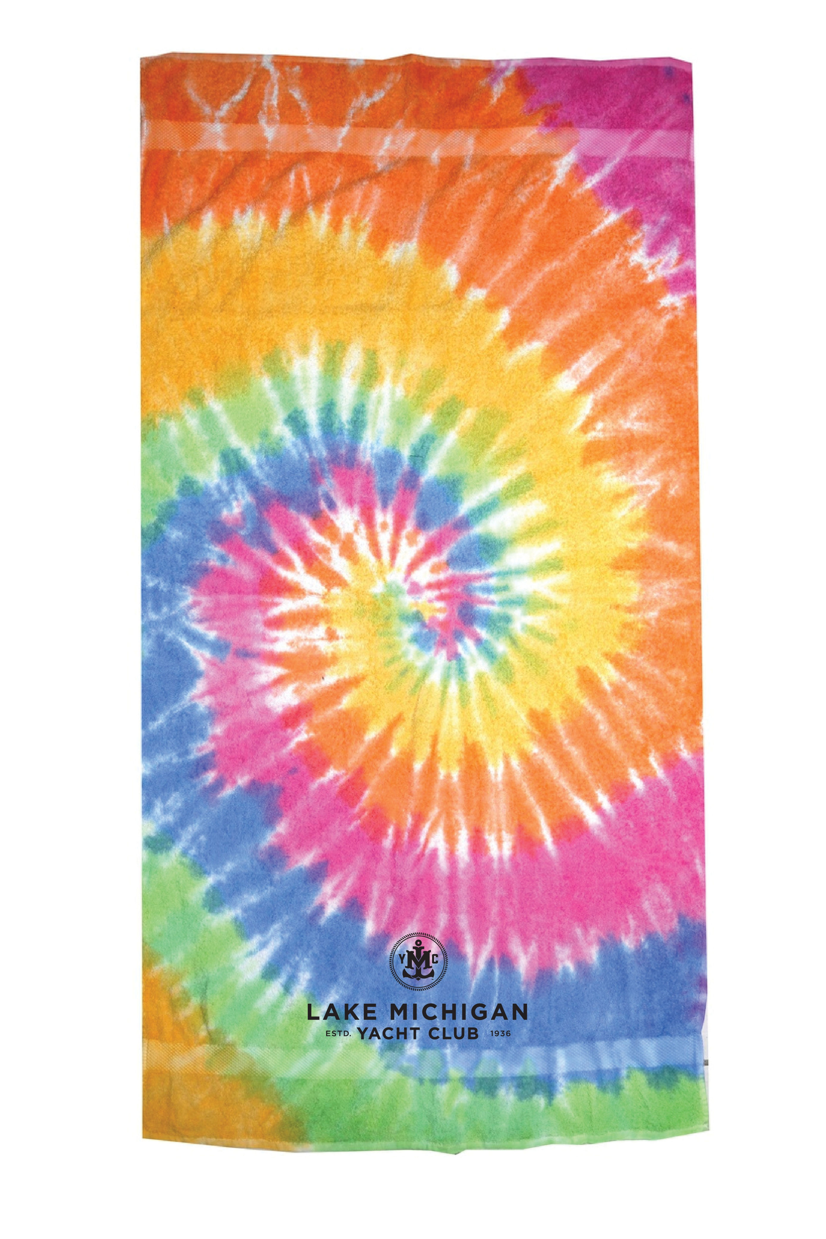 Tie-Dye Beach Towel