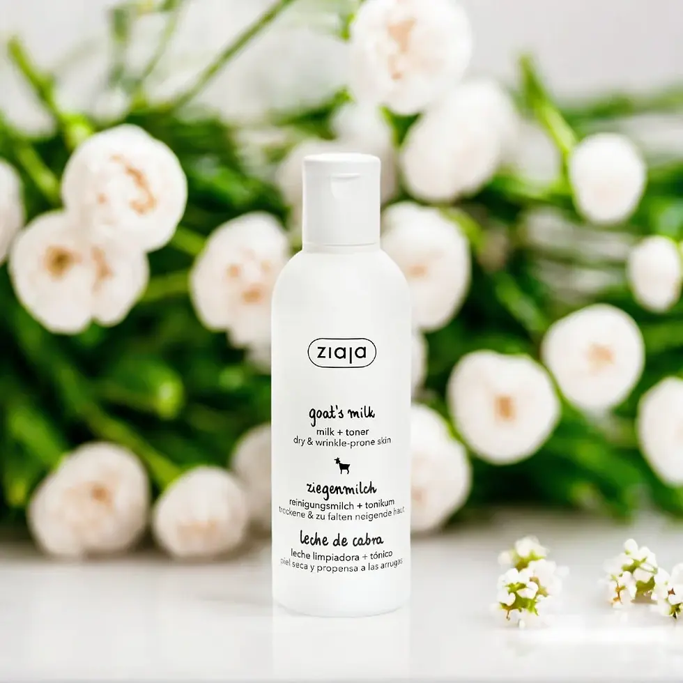 Démaquillant hydratant lait de chèvre- Ziaja
