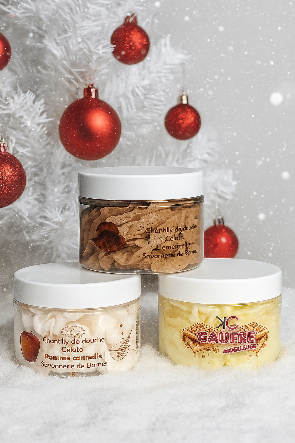 Savon chantilly artisanal - Gamme Noël