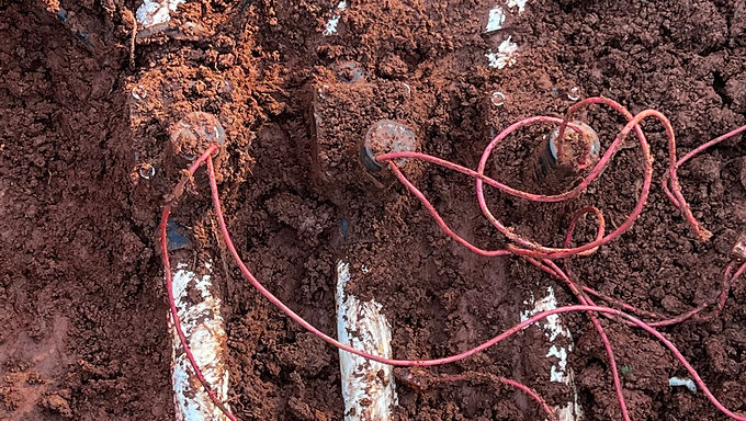 Irrigation system newly installed