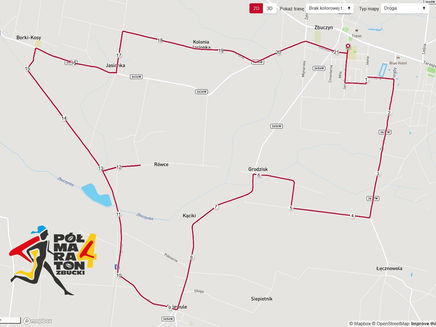 TRASA 4. PÓŁMARATONU ZBUCKIEGO