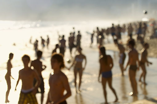 Silhouettes on Ipanema