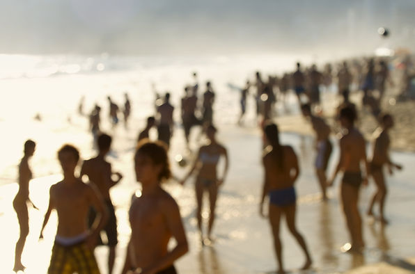 Silhouettes sur Ipanema