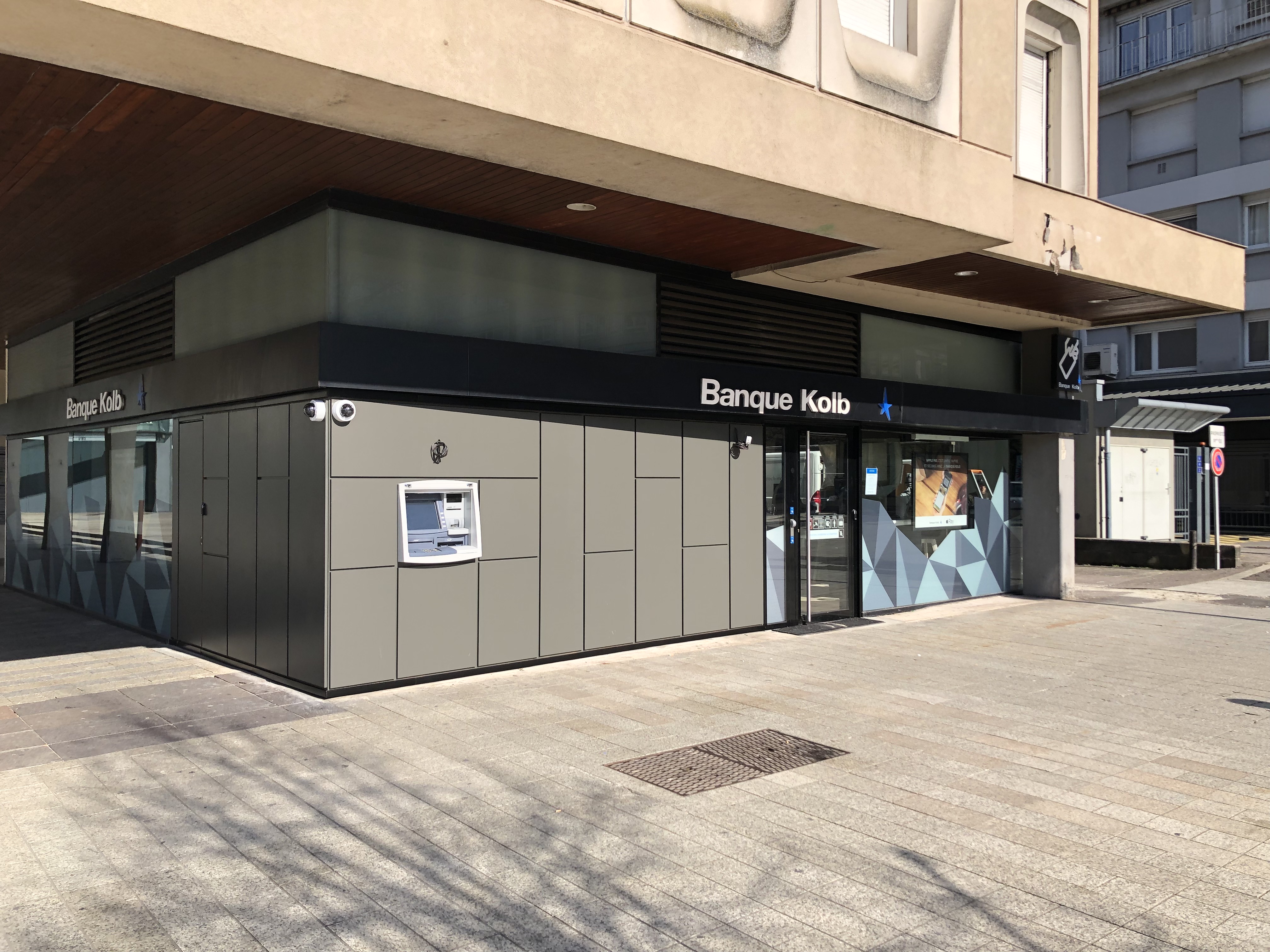 Réaménagement d'une agence bancaire