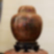Thumbnail: Mille Fleurs Brown Cloisonné Ginger Jar
