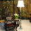 Thumbnail: Phoenix Motif Brass Floor Lamp