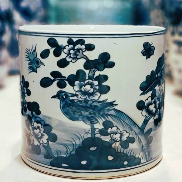 Thumbnail: Chinoiserie Scholar Pots