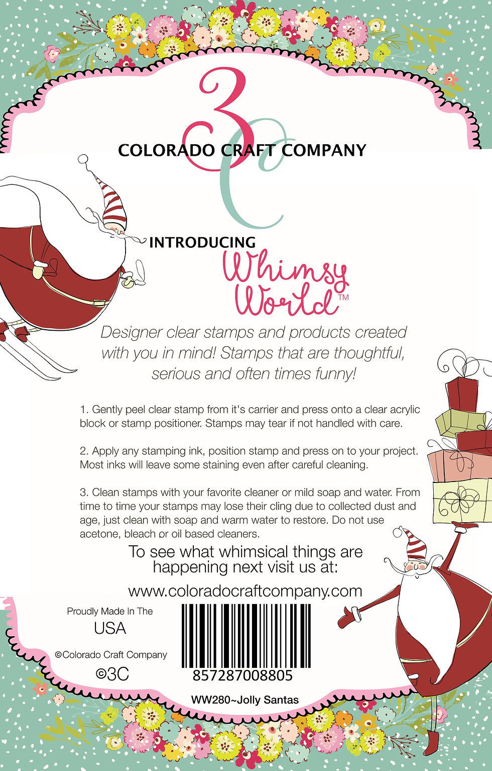 Thumbnail: WW280 Whimsy World~Jolly Santas