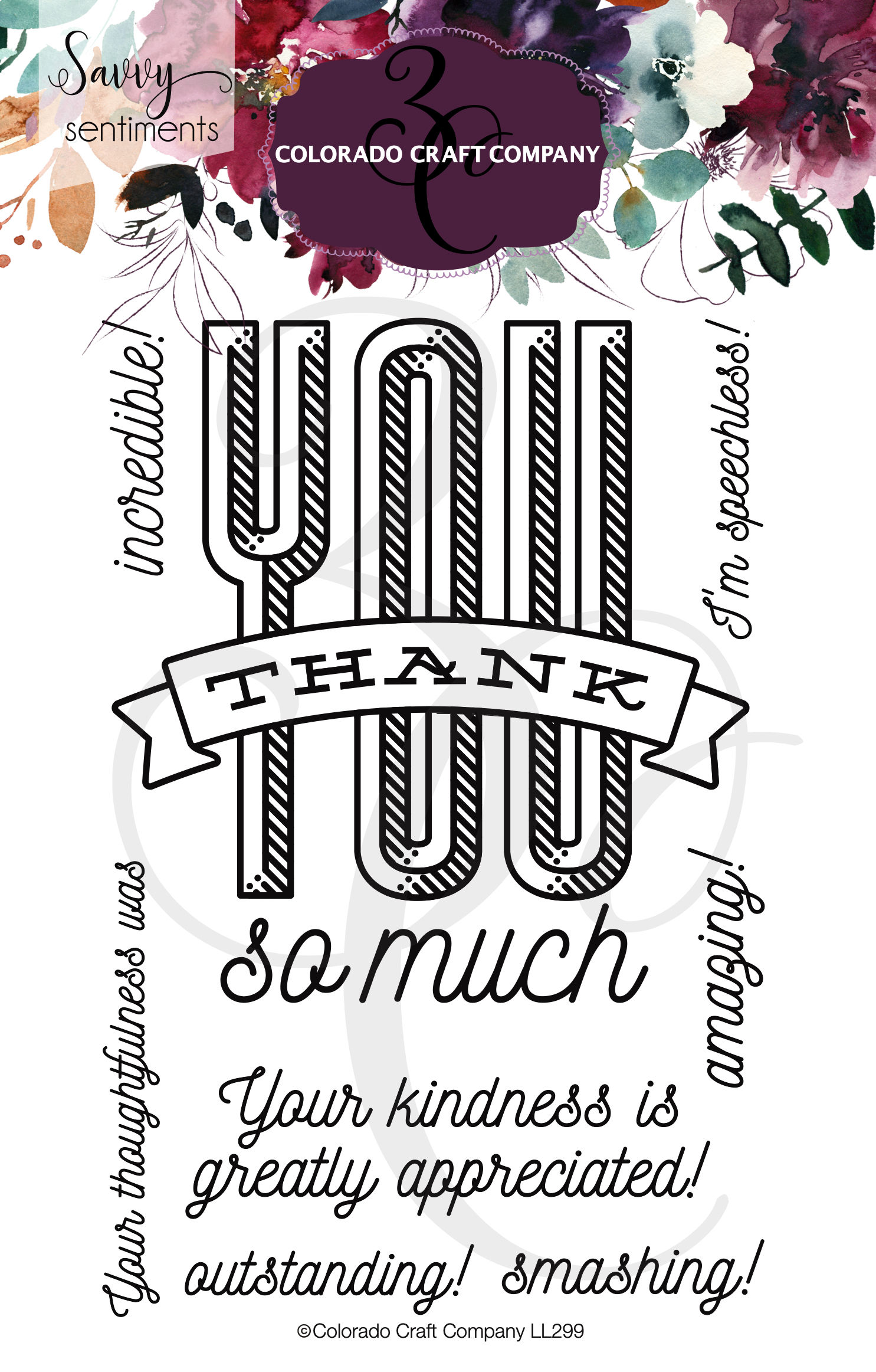 SS299 Savvy Sentiments~Thank You So Much