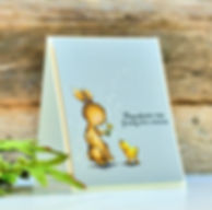 WW970 Whimsy World ~ Bunny & Duckling
