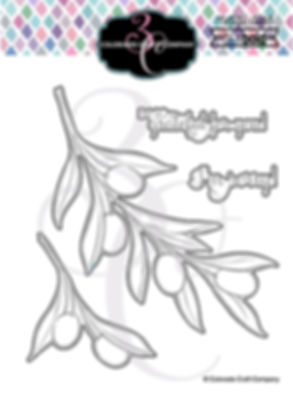 BB562-D Big & Bold ~ Olive Branch Dies