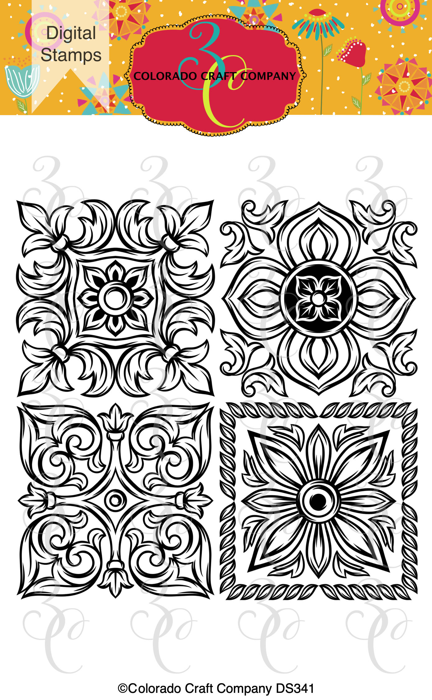 DS341 Italian Tiles Large