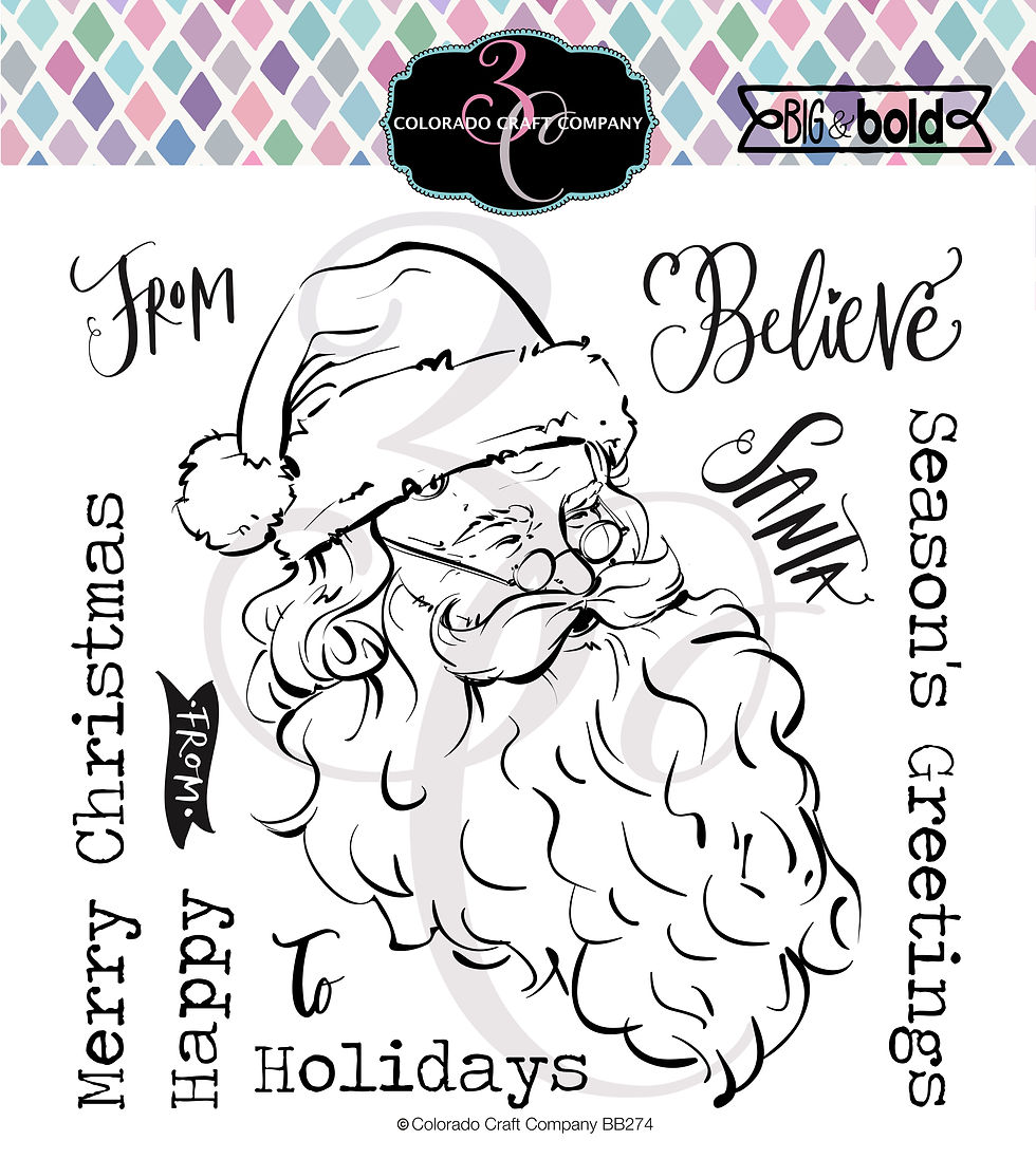 Thumbnail: BB356-D Big & Bold Vintage Santa Dies