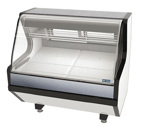 Pro-Kold Remote, Curved Glass Meat Case MCRU 52 W