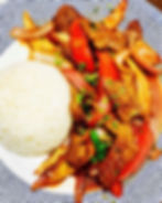 Menu Especial; Lomo Saltado