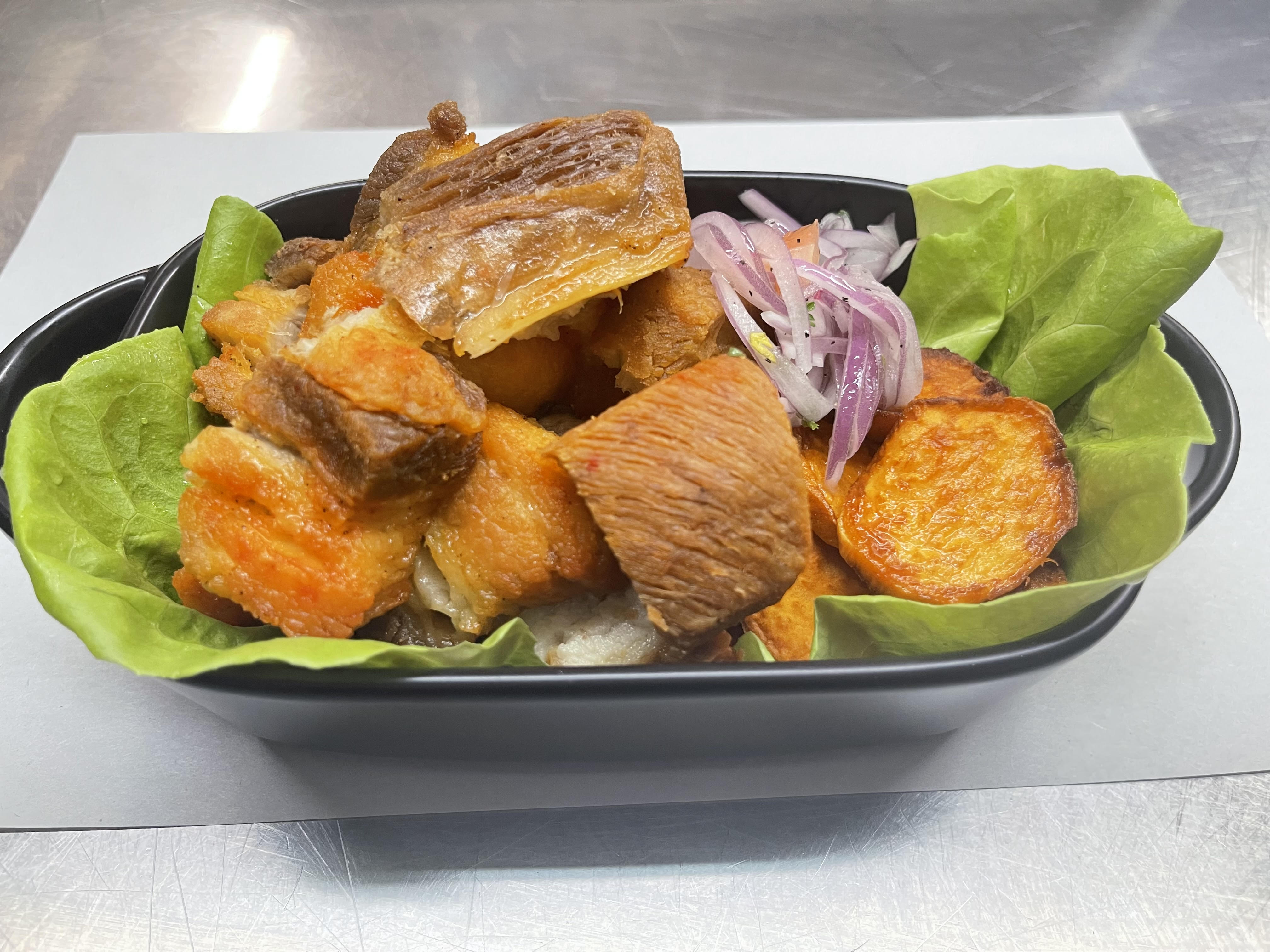 Arranged Food and Objects