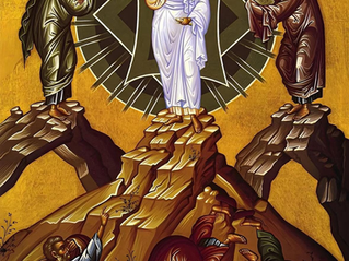 Orthodox Christian Icon of the Transfiguration.