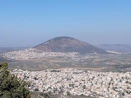 A photo of Mt. Tabor in Israel.
