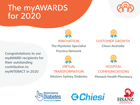 The myAWARDS for 2020