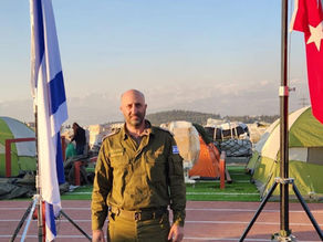 חבר הנהלת ההתאחדות במשימת החילוץ בטורקיה