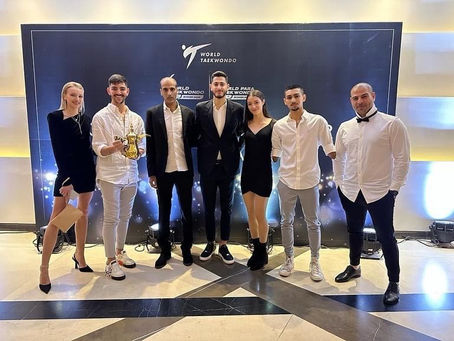 נבחרת ישראל בטאקוונדו בערב הגאלה של אליפות גמר הגרנדפרי