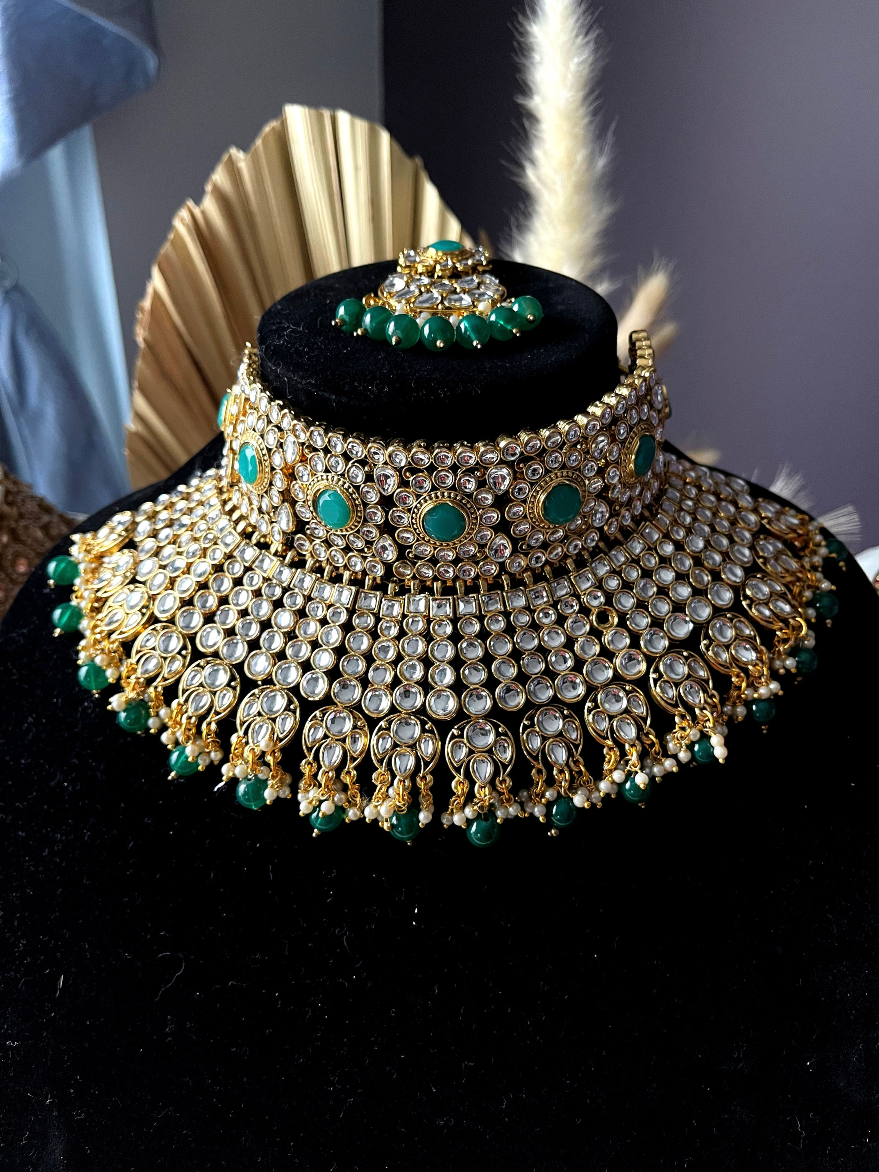 Tahlaya Bridal Set - Green