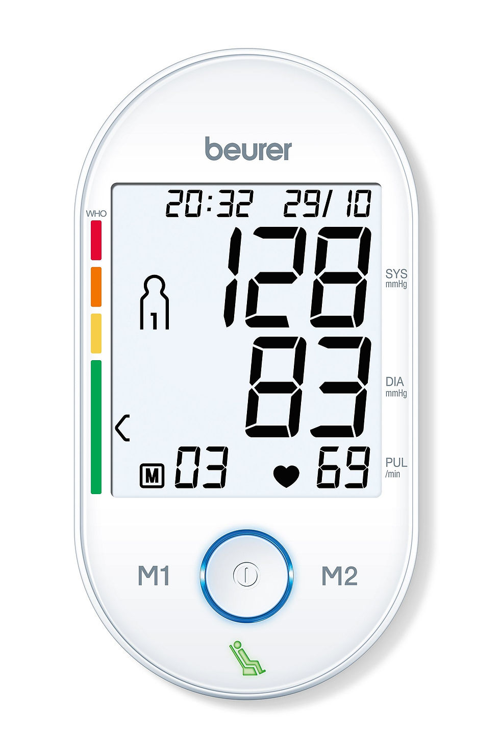 Thumbnail: Beurer BM55 - Bloeddrukmeter bovenarm - USB data-overdracht - Rustindicator