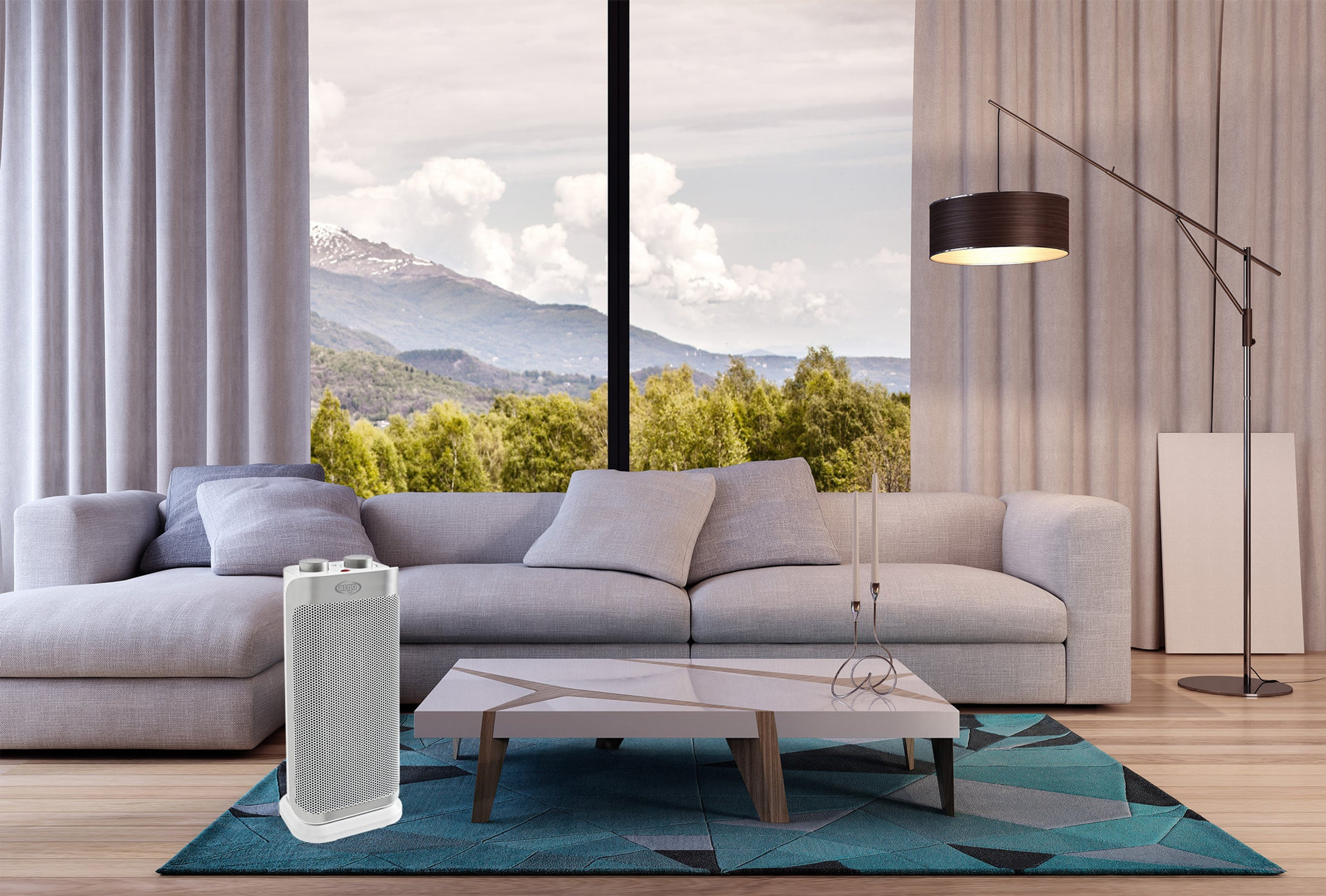 Argo Boogie Plus - Keramische Ventilatorverwarming / Anti-rollover