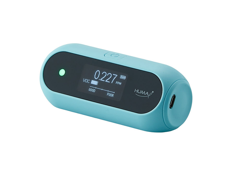 Thumbnail: Huma-i HI-120  Geavanceerde draagbare luchtkwaliteit (VOC, PM2.5 & PM10)