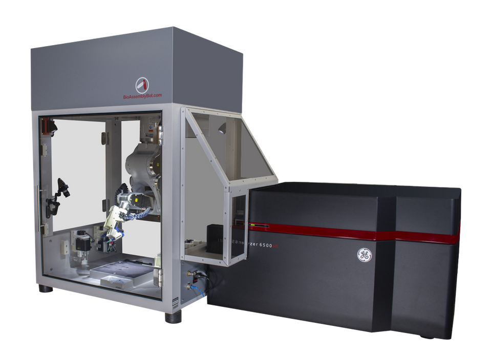 BAB400 can integrate seamlessly with other lab equipment, like Cytiva's IN Cell Analyzer.