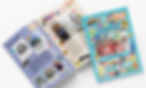 Sticker Pack design - Sample 'about our school' and report pages